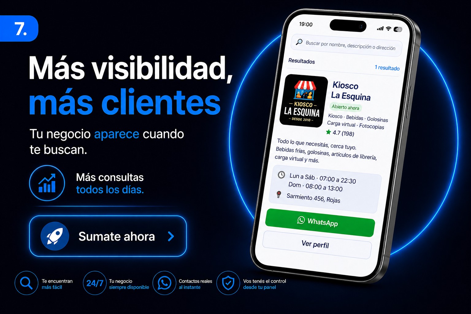 Más visibilidad y clientes